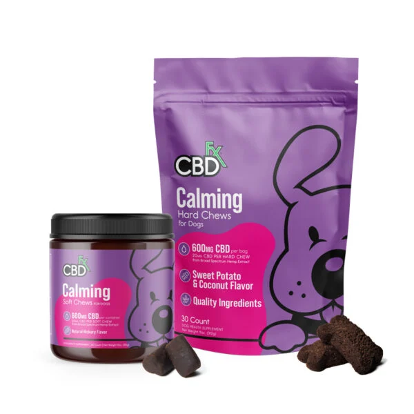 Petisco de CBD pet canino mastigável calmante 600mg de CBD