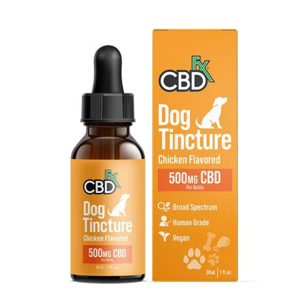 Tintura pet de CBD para cães sabor galinha - CBDfx (2)